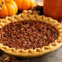 Pecan Pie · Traditional, sweet, sticky and loaded with pecans. A sweet tooth's dream.