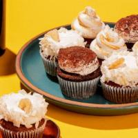 Cupcakes (Assorted Half Dozen) · Currently featuring 3 flavors:

Chocolate Tuxedo - Rich chocolate cake with vanilla buttercr...