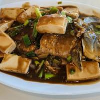 Sichuan Spicy Braised Fish Fillets with Tofu 川味豆腐魚片 · 