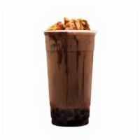 Dalgona Black Sugar Vietnamese Coffee · Made with condensed milk