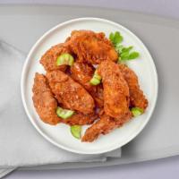 Bacon Ranchorama Wings · Baked to perfection chicken wings, tossed in bacon and ranch.