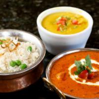 Tikka Masala · Tandoored cubes cooked in house delicacy creamy sauce.