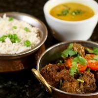 Goat Curry · Nepal. A traditional Nepali dish, bone in goat meat, cooked in house-made sauce.