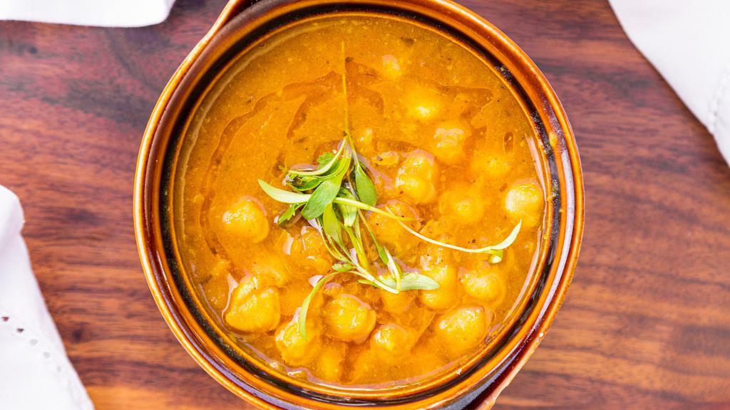 CHICKPEA CURRY · Garbanzo Beans Cooked with Indian Spices