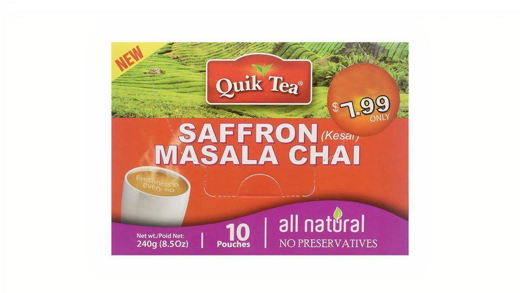 Quik Tea Saffron Masala Chai Tea 8.5 oz  · 