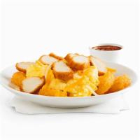 Hash Brown Scramble Bowl · A hearty morning meal of sliced Chick-fil-A Nuggets, crispy Hash Browns, scrambled eggs and ...