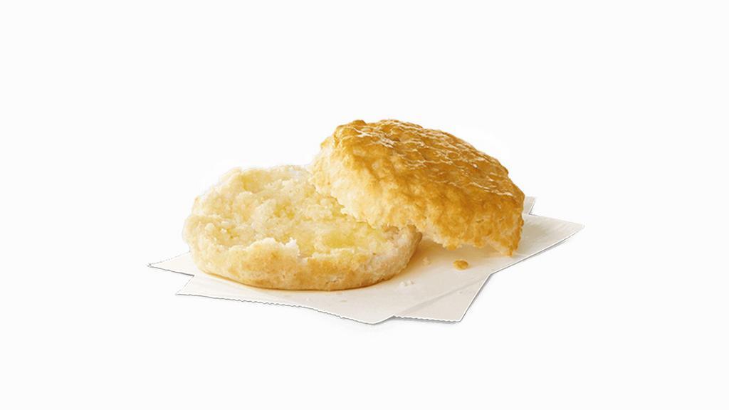 Buttered Biscuit · A delicious buttermilk biscuit baked fresh at each Restaurant. Served lightly buttered or plain.