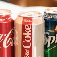 Canned Soda · Coke, Sprite Diet Coke