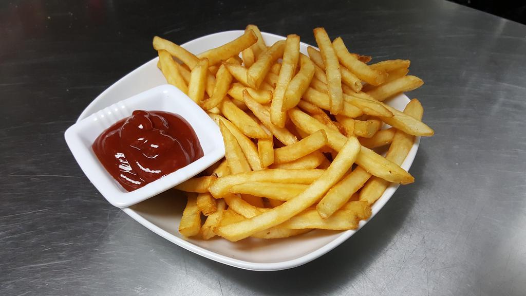French Fries · Medium Cut Crispy Fries with option Salt, Cajun Spice, Garlic Parmesan.