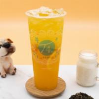 D2- Fresh Orange Sunrise Green Tea · Recommended. Large & Cold only. Can't adjust to 0% ice.