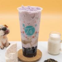 J7 Fresh Taro Milkshake w Pearl · Picture for reference only. Don't come with Boba