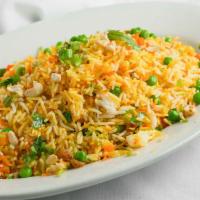 Veg. Biryani · Vegetarian, gluten free. Tender pieces of homemade cheese and bell peppers cooked with basma...