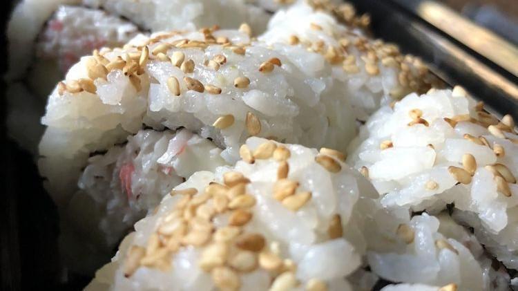Shrimp Tempura roll · Eight pieces.Cucumber with shrimp and crabmeat.