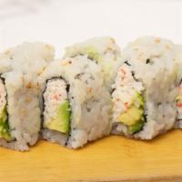 California Roll · Crab meat with avocado.