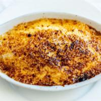 Seafood Baked Rice · Served with soup and salad.