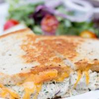 Tuna Melt Sandwich · Grilled albacore tuna served on rye with Cheddar served with fresh house cut fries or green ...