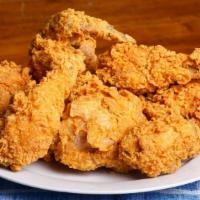 Crispy White Chicken Pieces · Perfectly crispy Chicken Breasts and Wings, served in customer's choice of quantity.