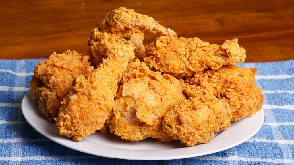 Crispy White Chicken Pieces · Perfectly crispy Chicken Breasts and Wings, served in customer's choice of quantity.