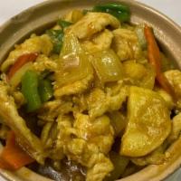 Curry Chicken Pot · Hot and spicy.