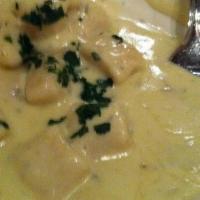 Gnocchi · Homemade potato dumplings made with 00 flour, your choice of creamy gorgonzola cheese sauce,...