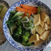 #45. Tofu & Vegetables · Gluten-free. MSG-free.