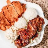 Chicken Combo · Best of both worlds: chicken katsu and BBQ chicken for our chicken lovers!