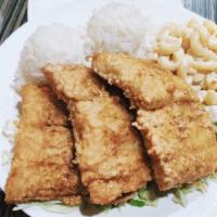 8. Fried Fish · Fish filet fried to golden brown for fish lovers, comes with tartar sauce.