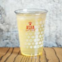 Ginger Honey Herbal Tea · House-made ginger extract sweetened with honey. Spicy and warming.