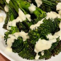 Grilled Broccolini · roasted garlic aioli