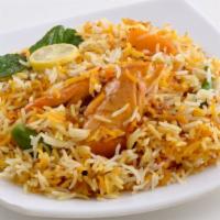 Vijay-Style Chicken Biryani · Classic vijayawada style chicken biryani cooked with indian spices for elegant taste.
