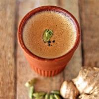 Masala Chai · An Indian beverage made by brewing black tea with spices, sugar and milk.