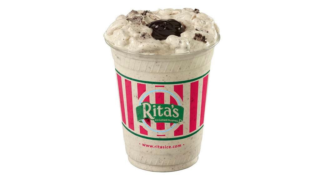 Cookies 'N Cream Concrete · Vanilla Custard blended with OREO® Cookie & stuffed with Hot Fudge.