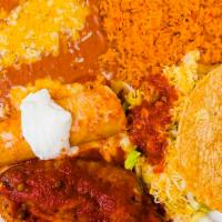 A1. Enchilada, Chile Relleno & Taco · Combination of enchilada, taco (crispy or soft), and chile relleno. Served with rice, beans,...