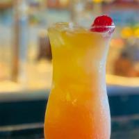 LOCO · A wacky mix of 5 kinds of Rum, orange juice, pinapple juice and a splash of grenadine.  Will...
