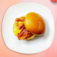 Morning Rise Sandwich · Bacon, egg, cheese. brioche bun, english muffin or bagel.