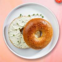 Classic Cream Cheese Bagel · Get a wholesome toasted bagel of your choice with our special cream cheese!