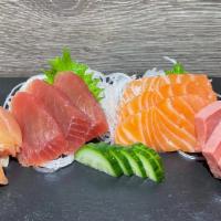 Sashimi Appetizers · 12 pcs assorted sashimi chefs choice.