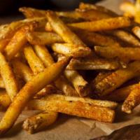 French Fries · Hand cut french fries seasoned with salt and our very own special blend of spices.