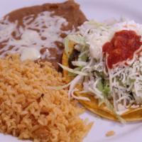 Tacos Suaves Combo · Soft with your choice of meat, cheese, lettuce, and salsa.