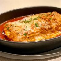LASAGNE · bolognese sauce, prosciutto cotto, provolone Auricchio cheese