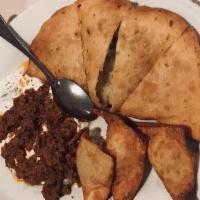 Chef Platter · Chef's favorite: combination platter of aushak, sambosa, and bulanee katchalu.