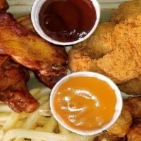 Combo Meal · Can't decide? Traditional or Boneless wings? Fries or tots? Well this is the perfect solutio...