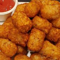 Tater Tots / Cheesy Tots · Crispy Tater Tots served plain or delicious toppings. We also offer seasoned tots like Lemon...