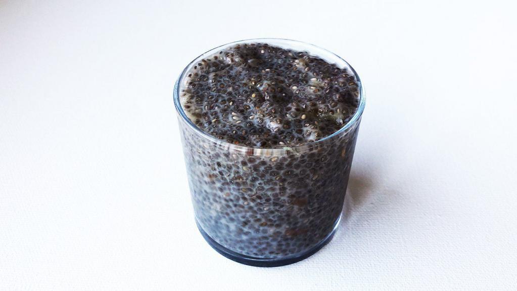 Original Chia Pudding · Chia seeds soaked overnight in dairy-free milk and sweetened with coconut sugar. (Gluten-free, vegan.)