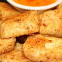 S01. Crispy Fried Soft Tofu · Dau hủ non.