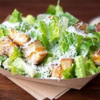 Side Caesar Salad · Romaine, shaved parmesan, w/ grilled cheese croutons