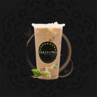 Milk Teamisu · A perfect combination of our famous TeaZenTea Milk Tea and Tiramisu Foam