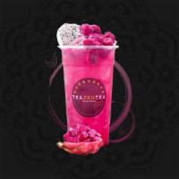 Pink Dragon · Some calls it Pretty Pink.  Dragon fruit juice with fresh dragon fruit mixed with salted lem...