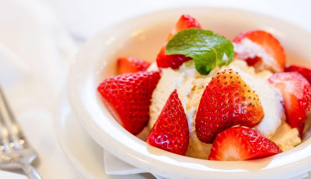 Strawberries 'n Cream · House made whipped cream and fresh strawberries
