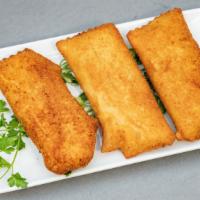 Ham and Cheese Rissole · Deep fried turnover pastry filled with ham and cheese.